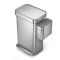 Simplehuman Compost Caddy, CW1645, Brushed Stainless Steel, 4L