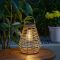 Smart Garden Maris Solar Rattan Lantern Light