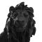 Atmosphera Ewen Lion Statue, Black