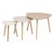 Atmosphera Mileo Coffee Tables, Set of 3, Neutral