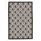 Atmosphera Twisted Lime Tea Towels, Set of 3, Black & White
