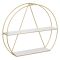 Atmosphera Maddy Wall Shelf, Gold