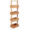 5five Narrow 4 Tier Bamboo Trolley