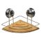 5five Venterra Bamboo Corner Shower Basket 