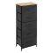 5five Tissa Tall 5 Drawer Storage Unit, Dark Grey