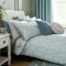 Laura Ashley Mirabelle Duvet Set, King, Pale Seaspray