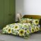 Orla Kiely Giant Water Lily Duvet Set, Single, Lemon Twist