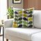 Orla Kiely Multi Stem Cushion, Fern & Ochre