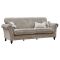 Casa Ashton 4 Seater Fabric Sofa, Marlon Natural