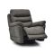 La-Z-Boy Anderson Power Recliner Fabric Chair with Head Tilt, Altara Charcoal