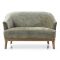 Casa Elsie 2 Seater Fabric Sofa, Olive