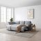 Casa Sorrel Chaise Fabric Sofa Bed , Grey