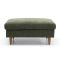 Casa Selina Fabric Footstool, Olive