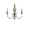 Searchlight Zanzibar 3 Light Pendant Light, Antique Brass