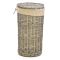 Casa Wicker Laundry Basket, Large, Natural/Grey