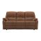 G Plan Mistral 3 Seater Leather Sofa, Dallas Tan