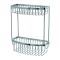 Miller Classic D Shaped 2 Tier Basket, Chrome