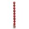 Kaemingk Tube of Baubles, Red, Pack of 10