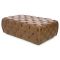 Alexander & James Button Large Leather Footstool