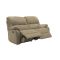 G Plan Mistral 3 Seater Double Power Recliner Leather Sofa, Capri Putty