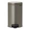 Brabantia Newicon, Pedal Bin, 12L, Platinum