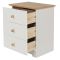 Casa Chandler 3 Drawer Bedside Cabinet