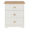 Casa Chandler 3 Drawer Bedside Cabinet