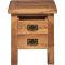 Casa Seville 1 Drawer Lamp Table, Oak