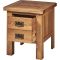 Casa Seville 1 Drawer Lamp Table, Oak