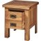 Casa Seville 1 Drawer Lamp Table, Oak