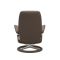 Stressless Consul Large Leather Recliner Chair & Footstool, Batick Mole