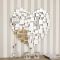 Mirror Outlet Love Frameless Mirror, 81x80cm