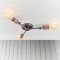 Endon Hal 3 Semi Flush Ceiling Light, Copper