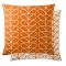 Orla Kiely Small Linear Stem Cushion, Persimmon