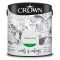 Crown Silk Emulsion Paint, 2.5L, Chalky White