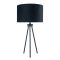 Pacific Lifestyle Tripod Table Lamp, Black