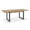 Casa Finsbury Extending Dining Table, Medium, Rustic Oak