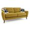 Orla Kiely Laurel Large Velvet Sofa, Glyde Ochre