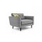 Orla Kiely Linden Velvet Snuggler, Glyde Mid Grey