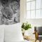 Muriva Madison Rose Floral Glitter Wallpaper, Silver