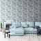 Muriva Madison Rose Floral Bloom Wallpaper, Blue