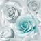 Muriva Madison Rose Floral Glitter Wallpaper, Aqua
