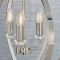 Endon Ritz Diamante 3 Light Ceiling Pendant, Nickel