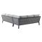 Bramblecrest Portofino Square Modular Sofa & Adjustable Table Set