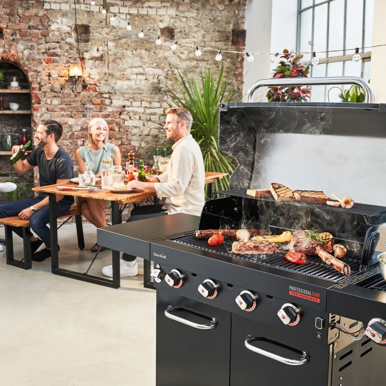 Char broil 4 burner gas grill outlet