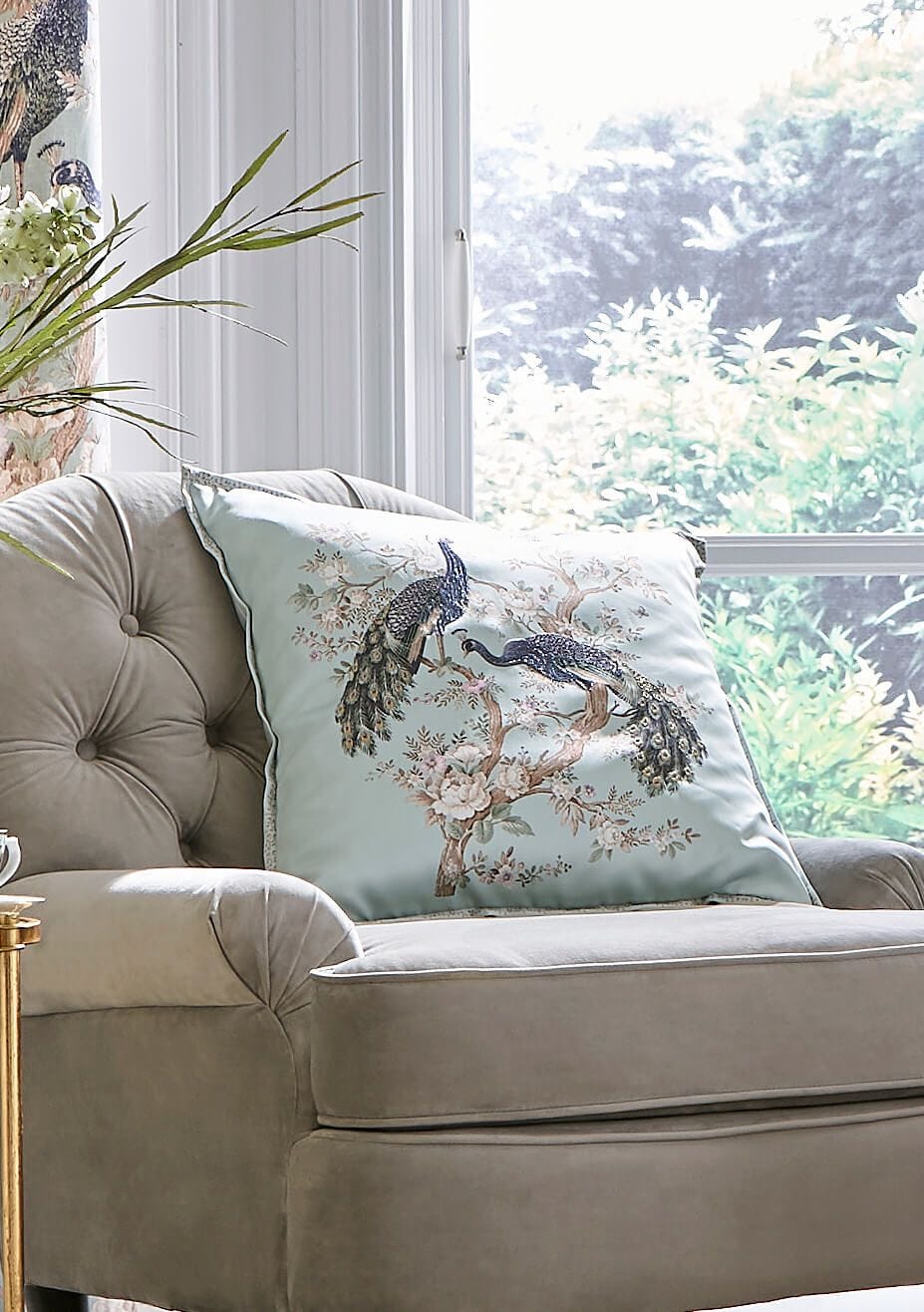 Duck egg blue throw laura 2025 ashley