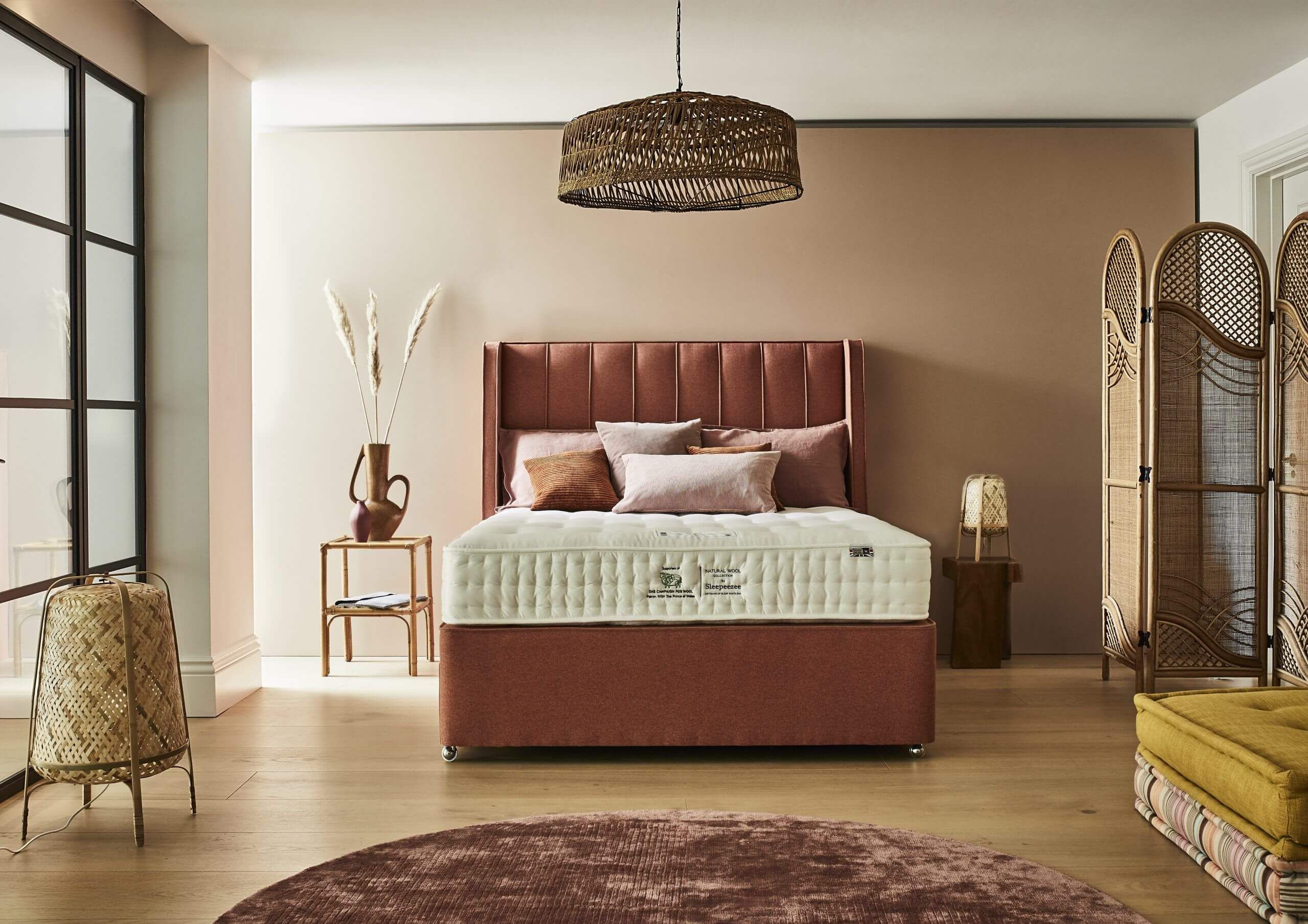Double hot sale set bed
