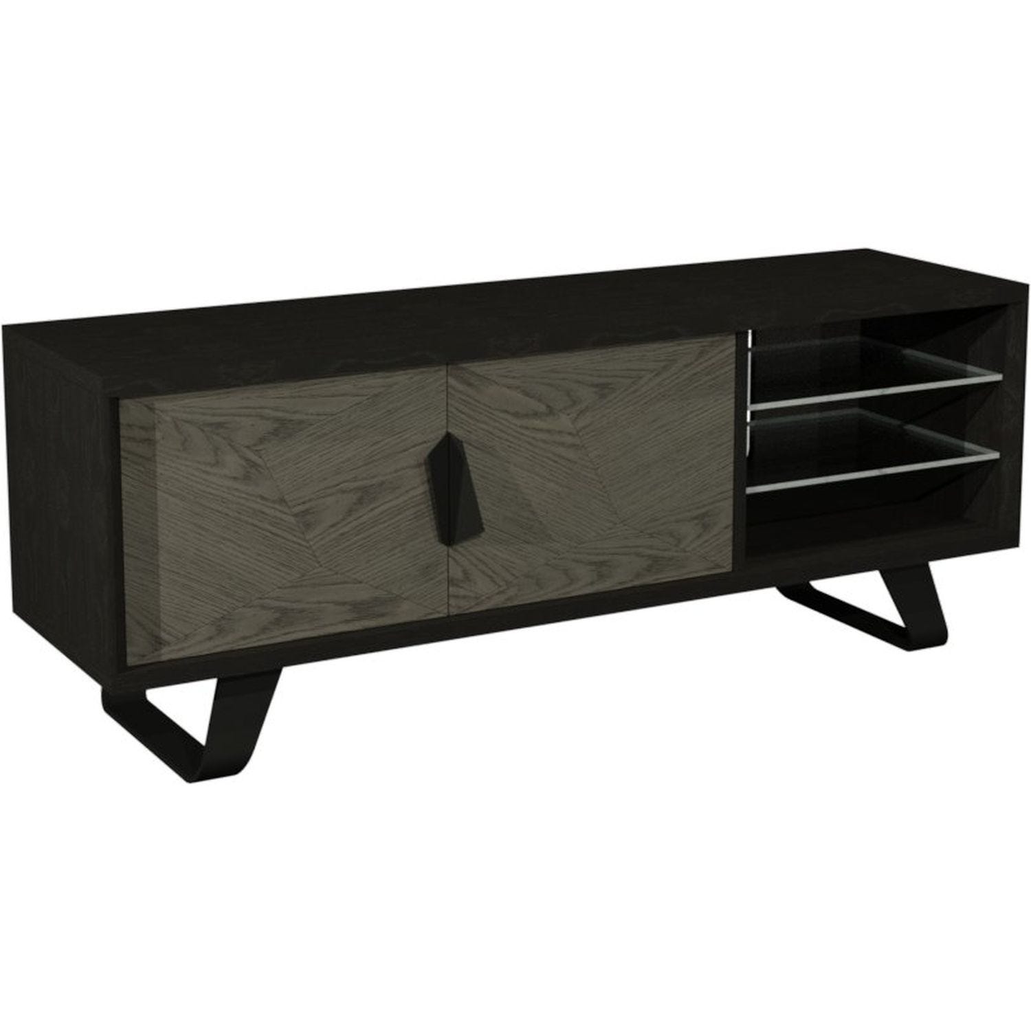 Weathered tv shop stand