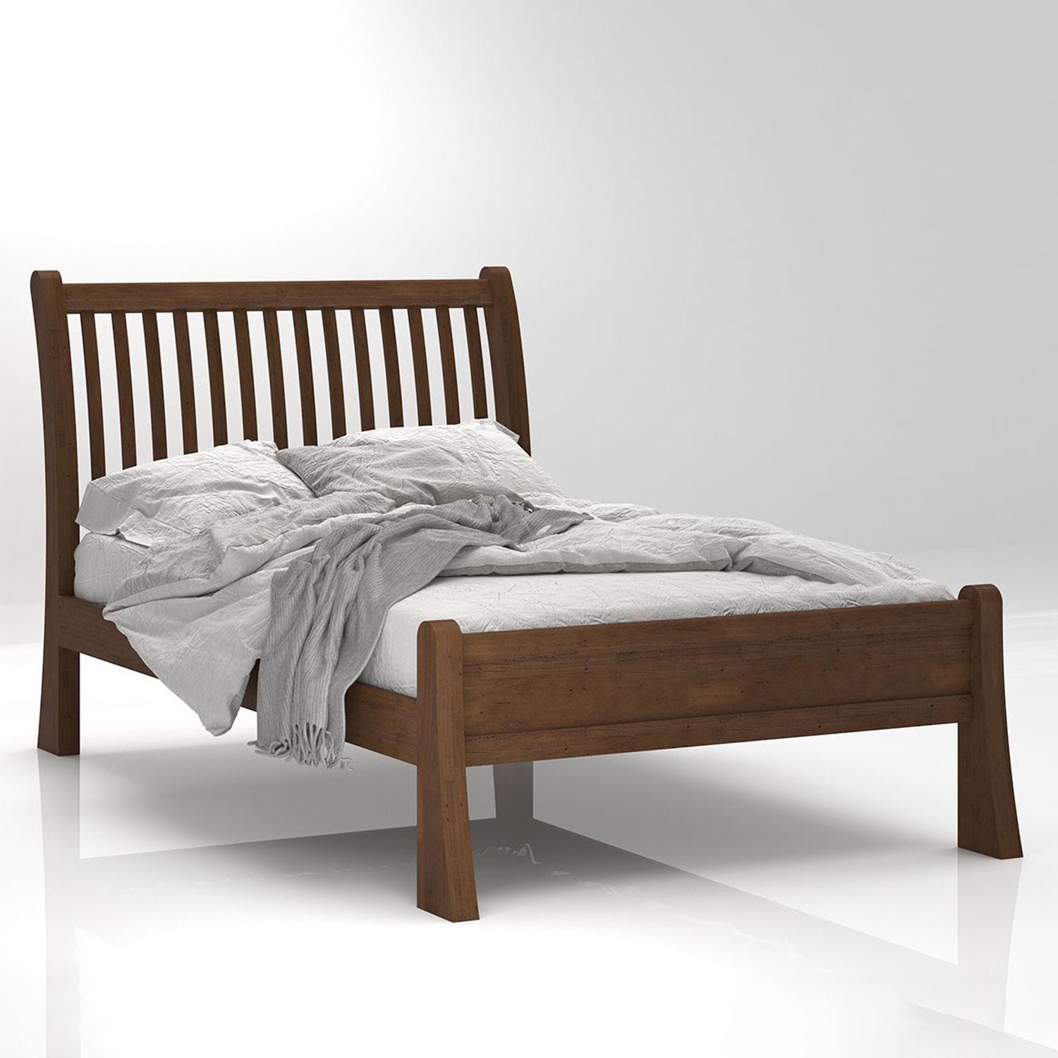 Double bed hot sale frame with lights