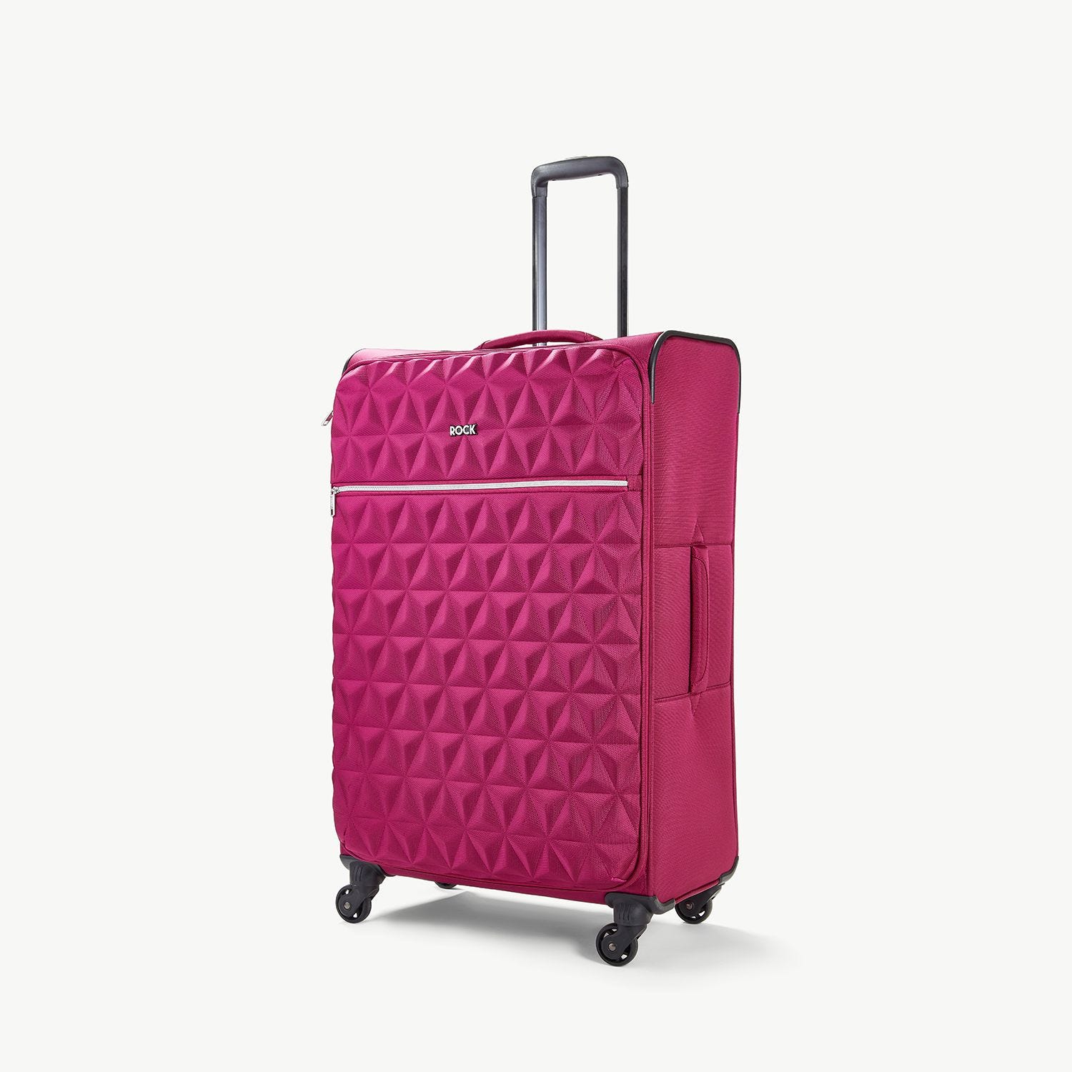 Large pink luggage outlet